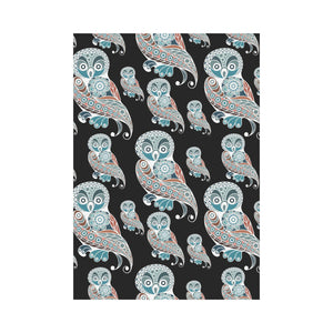 Owl Tribal Pattern House Flag Garden Flag