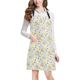 Hippopotamus Pattern Print Design 05 Adjustable Apron