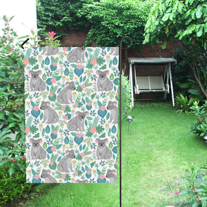 Koala Leaves Pattern House Flag Garden Flag