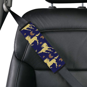 Unicorn Gold Pattern Car Seat Belt Cover