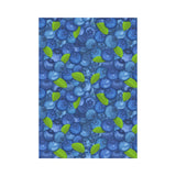 Blueberry Pattern Background House Flag Garden Flag