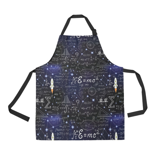 Math Pattern Print Design 02 Adjustable Apron