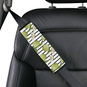 Guava Pattern Stripe background Car Seat Belt Cover