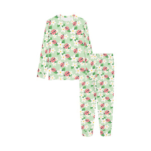 Ladybug Pattern Print Design 05 Kids' Boys' Girls' All Over Print Pajama Set