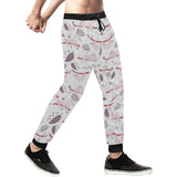 Sloth Leaves Pattern Unisex Casual Sweatpants