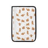 Pomeranian Yoga Pattern Car Seat Belt Cover