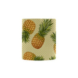 Pineapple Pattern Pokka Dot Background Classical White Mug (FulFilled In US)