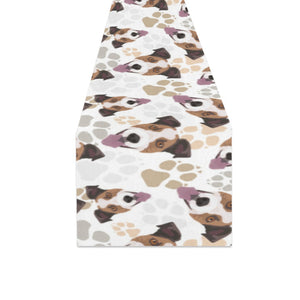 Jack Russel Pattern Print Design 05 Table Runner