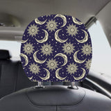 Moon Tribal Pattern Car Headrest Cover