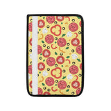 Pizza Tomato Salami Texture Pattern Car Seat Belt Cover