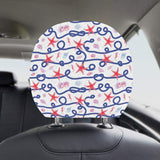 Starfish Shell Rope Pattern Car Headrest Cover