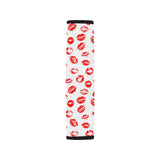 Lips Pattern Print Design 01 Car Seat Belt Cover