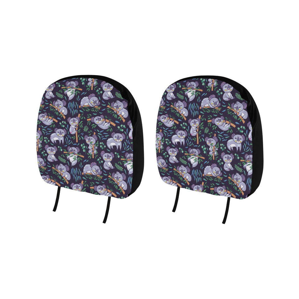 Koala Pattern Car Headrest Cover