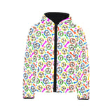 English Bulldog Pattern Print Design 05 Kids' Boys' Girls' Padded Hooded Jacket