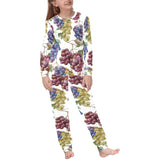 Grape Pattern Kids' Boys' Girls' All Over Print Pajama Set