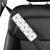 Mustache Beard Pattern Print Design 01 Car Seat Belt Cover