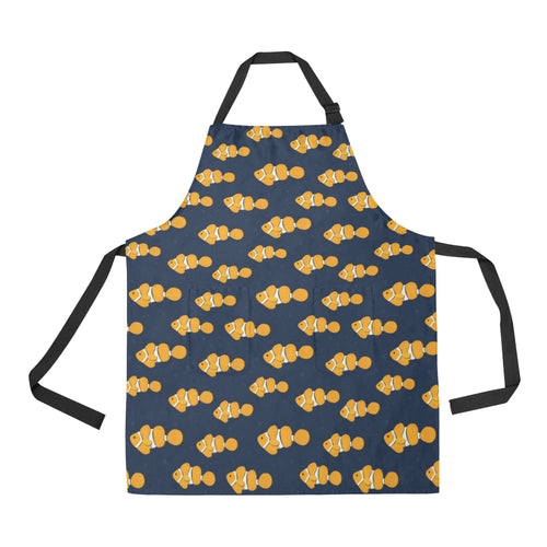 Clown Fish Pattern Print Design 01 Adjustable Apron