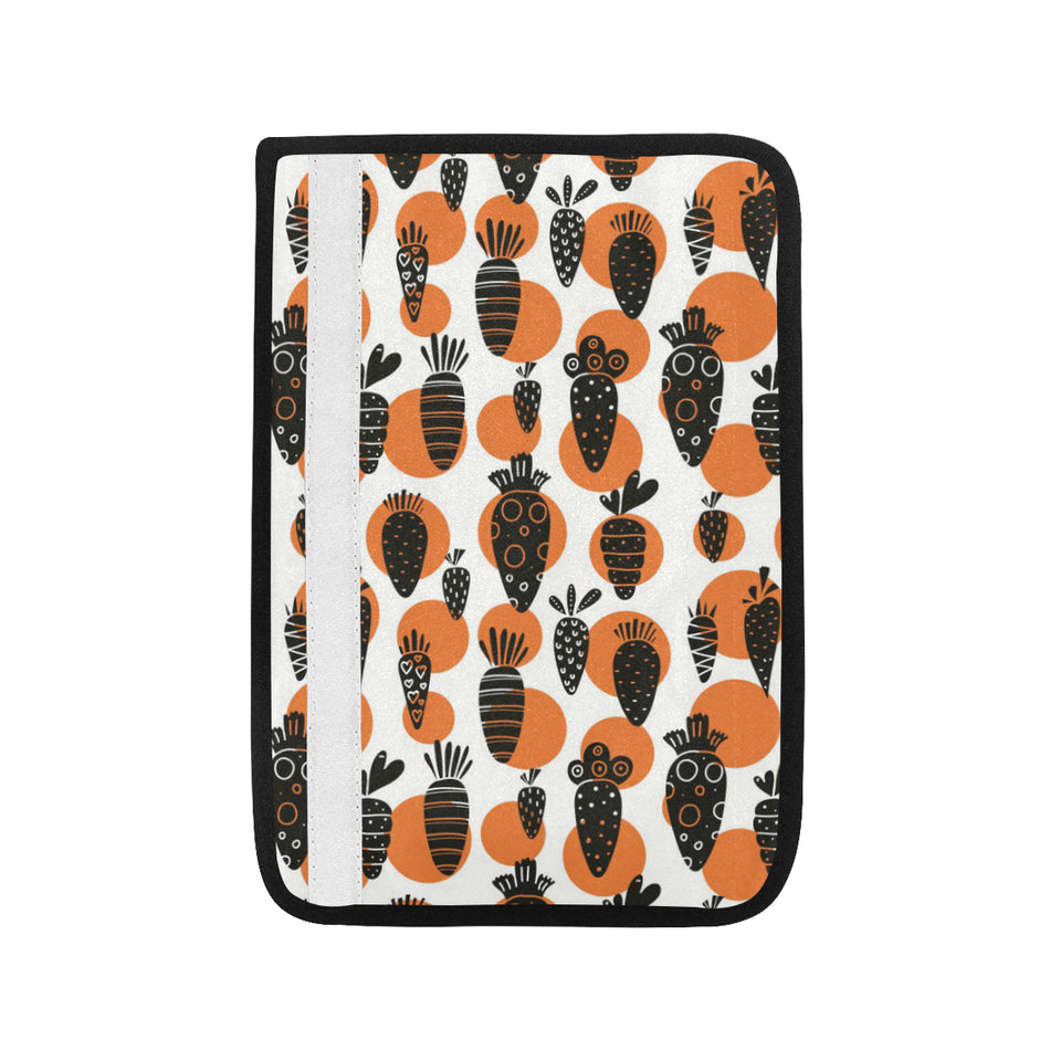 Carrot Pattern Print Design 02 Car Seat Belt Cover