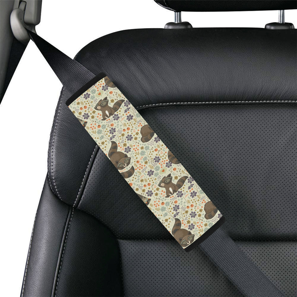 Raccoon Pattern Car Seat Belt Cover