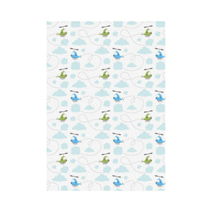 Helicopter Pattern House Flag Garden Flag