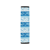 Dolphin Tribal Pattern Ethnic Motifs Car Seat Belt Cover