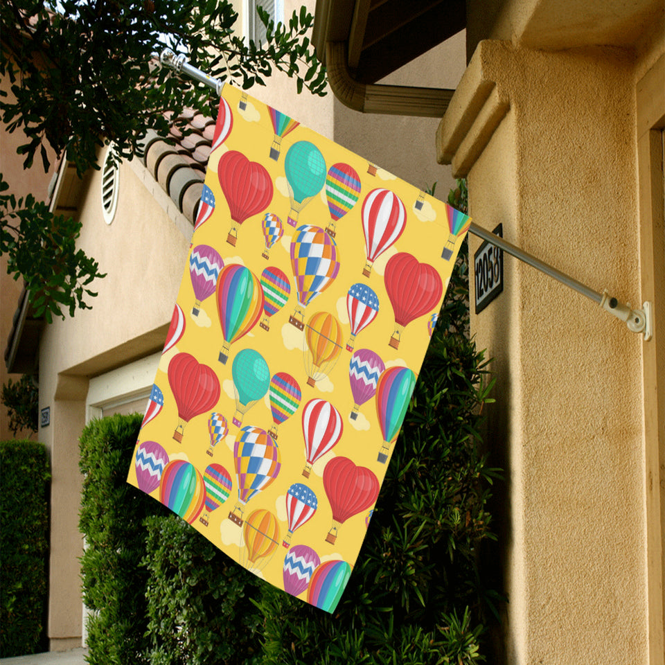 Hot Air Balloon Pattern House Flag Garden Flag