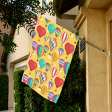 Hot Air Balloon Pattern House Flag Garden Flag