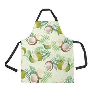 Coconut Pattern Print Design 03 Adjustable Apron