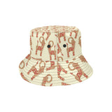 Yule Goat or Christmas goat Pattern Unisex Bucket Hat