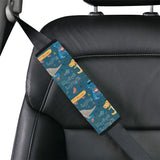 Dinosaur Music Skating Pattern Car Seat Belt Cover