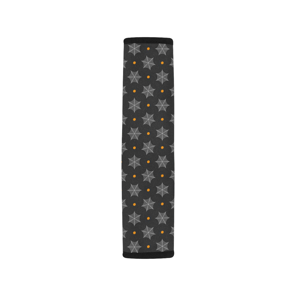 Cobweb Spider Web Pokka Dot Pattern Car Seat Belt Cover