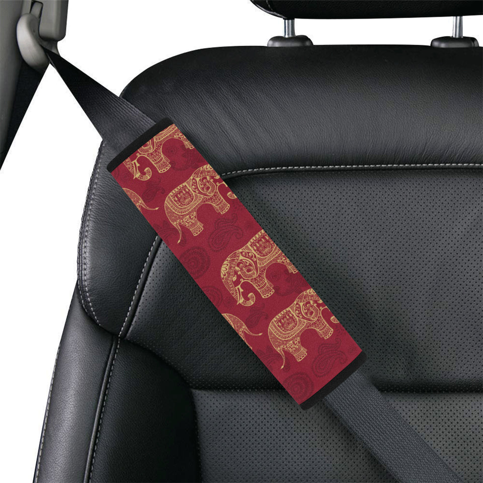 Elephant Tribal Pattern Car Seat Belt Cover