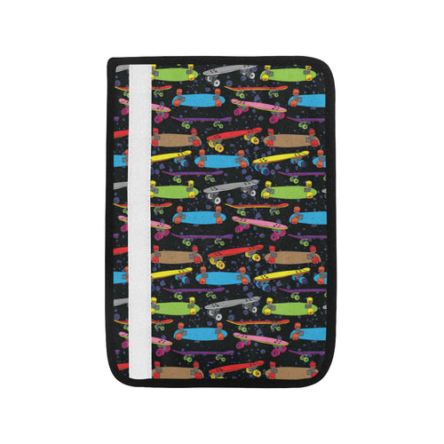 Skate Board Pattern Print Design 03 Car Seat Belt Cover