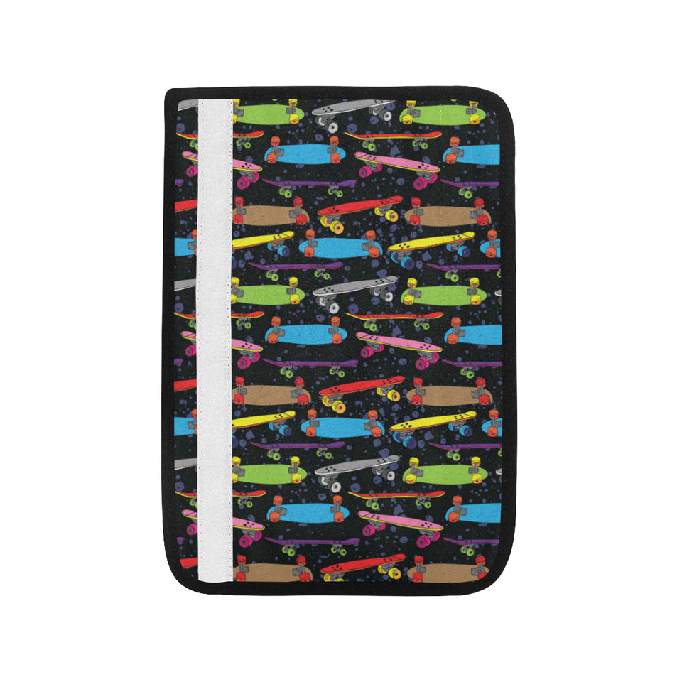 Skate Board Pattern Print Design 03 Car Seat Belt Cover