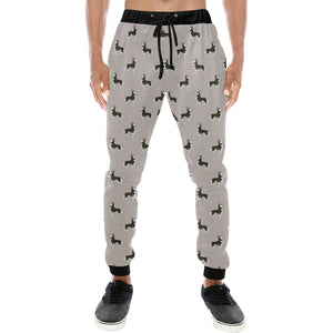 Siberian Husky Pattern Background Unisex Casual Sweatpants