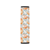 Fox Water Color Pattern Car Seat Belt Cover