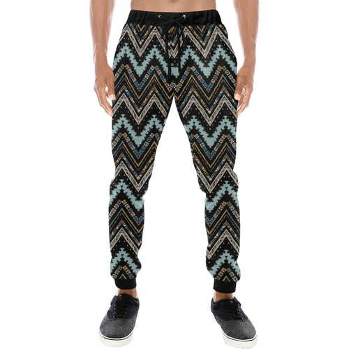 Zigzag Chevron African Afro Dashiki Adinkra Kente Unisex Casual Sweatpants