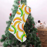 Banana Geometric Pattern Christmas Stocking