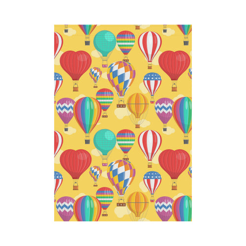 Hot Air Balloon Pattern House Flag Garden Flag
