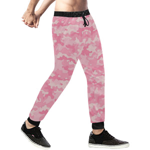 Pink Camo Camouflage Pattern Unisex Casual Sweatpants