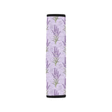 Lavender Pattern Background Car Seat Belt Cover