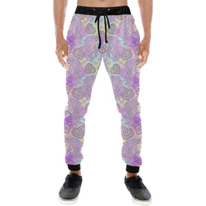 Unicorn Heart Pattern Unisex Casual Sweatpants