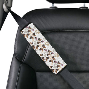 Jack Russel Pattern Print Design 05 Car Seat Belt Cover