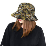 Gold Dragon Pattern Unisex Bucket Hat