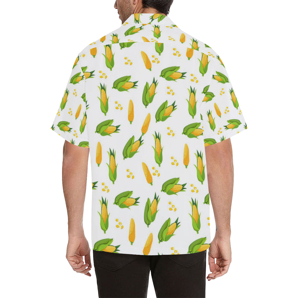 Corn Pattern Print Design 01 Men's All Over Print Hawaiian Shirt (Model T58)