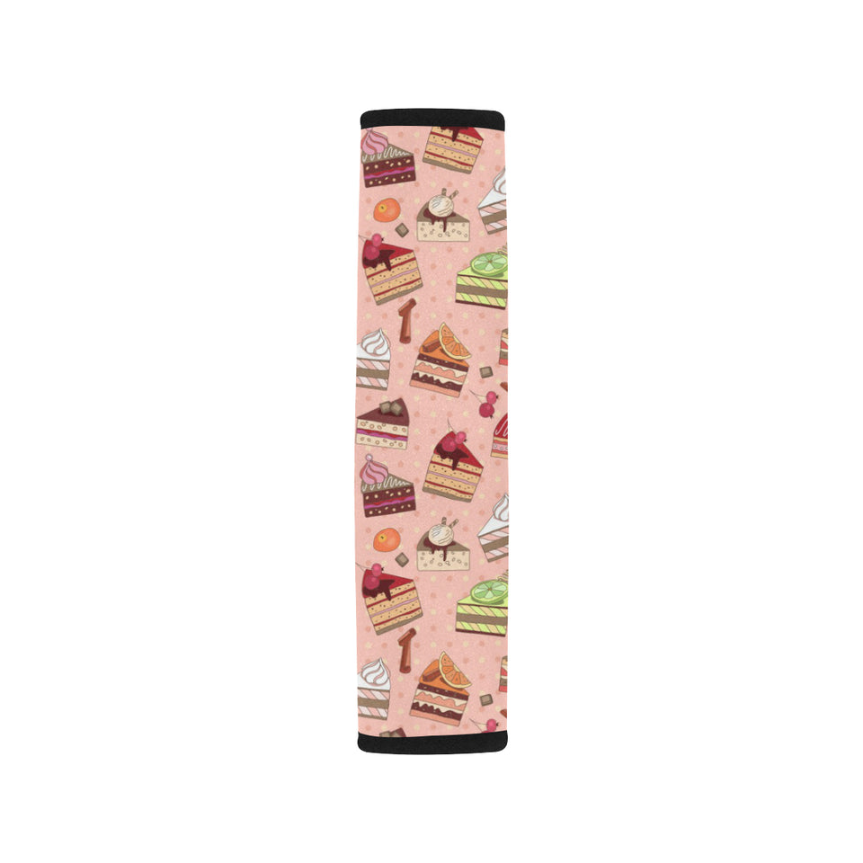 Cake Pattern Pokka dot Background Car Seat Belt Cover