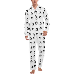 Swordfish Pattern Print Design 01 Men's Long Pajama Set