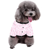 Tennis Pattern Print Design 02 All Over Print Pet Dog Round Neck Fuzzy Shirt