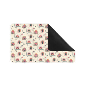 Snail Pattern Print Design 04 Doormat