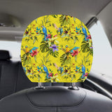 Colorful Parrot Pattern Car Headrest Cover